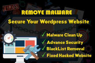 remove wordpress malware and fix hacked wordpress site, malware removal