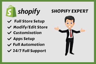 design shopify dropshipping store,shopify expert