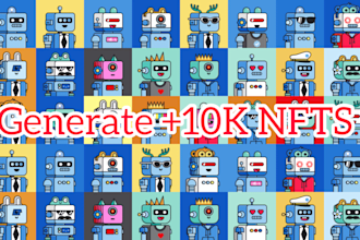 create randomly generative nft art