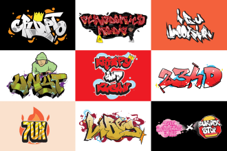 create an awesome graffiti style for your logo or your word