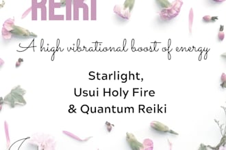 send continuous holy fire reiki raising your vibration