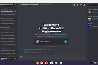 make or design you a discord server