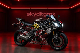design eye catching race vehicle wrap graphics