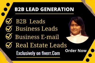 b2b lead generation, email list and b2b