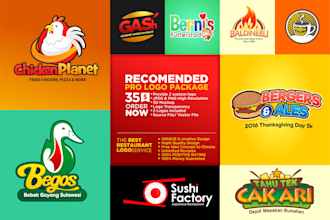 make unique restaurant logo