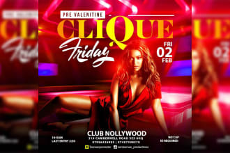 do conversion driven poster, cover art, music, club, or event flyer design