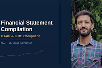 compile your monthly financial statements