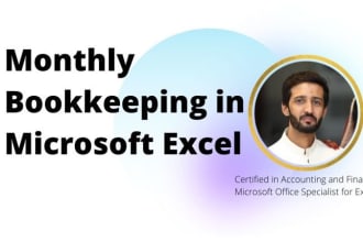 do monthly bookkeeping and financial statements in excel