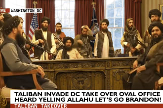 create funny photoshop editing or political humor