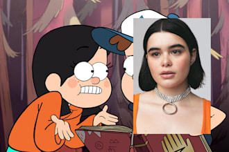 draw your portrait in the style of gravity falls