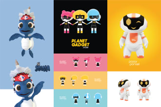 create 3d character modeling and rigging