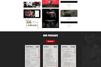 developed responsive website or landing page