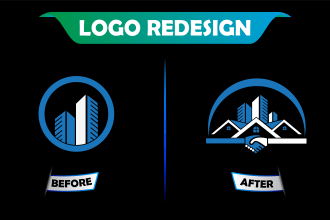 fix, revamp, modify, redesign, edit your existing logo