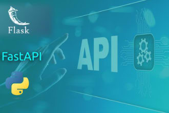 develop dynamic web app, rest API using python flask or fastapi