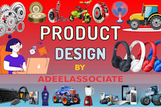 do 3d cad modeling of fancy product design plugin ecommerce