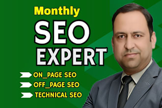 be your monthly SEO expert for higher google rankings