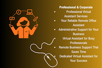 work as virtual assistant and part time job performer