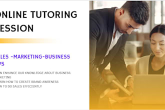 do online lesson for sales marketing