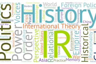 write on political science and international relations