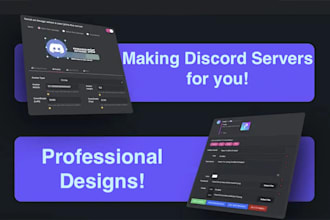 create a vibing professional discord as soon is possible