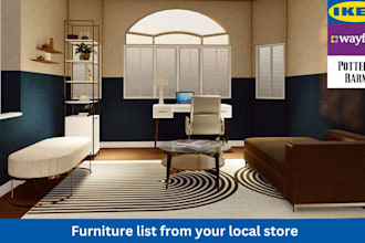 be your interior decorator and do room design