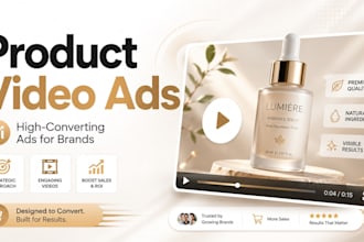 create product video ads for amazon ecommerce and social media