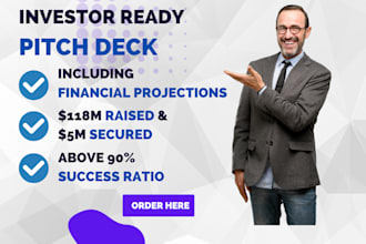 do investor ready pitch deck or professional presentation
