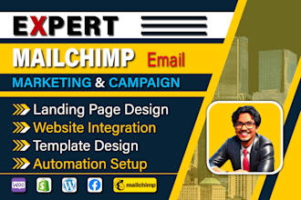 do mailchimp email marketing and mailchimp template design