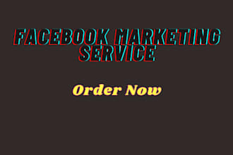 do facebook marketing and promotion for you