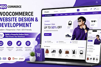 design redesign customize woocommerce website online store ecommerce development