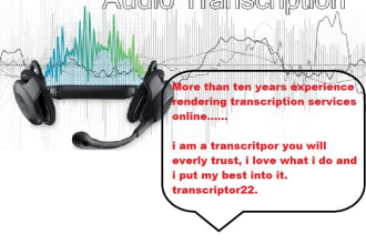 transcribe audio files to text in 24hours