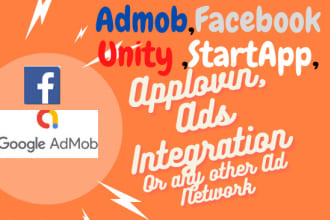add admob, facebook, unity ,start app ad in android studio