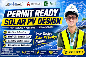 design permit ready solar pv system for US and australia