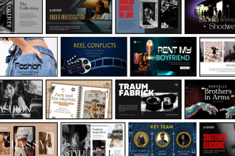 create pitch deck for film, web series, documentary or show