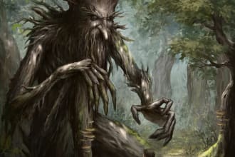 draw fantasy illustration and concept art