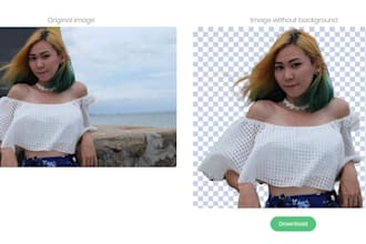 professionally remove background from image, cut out photos