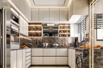design kitchen with realistic renders with 3ds max