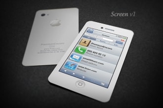 create customized iphone themed business cards