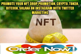 shoutout nft promotion crypto bitcoin token dogecoin with twitter marketing