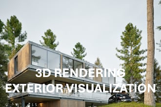 realistic exterior facade redesign with twinmotion