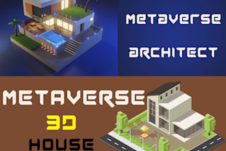Best Price!  build your metaverse house, nft architecture