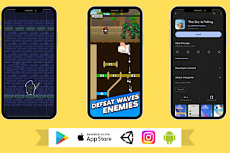 develop 2d mobile phone games using unity