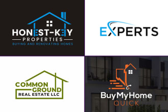design construction and real estate advisor company logo