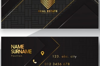 unique luxury visiting card