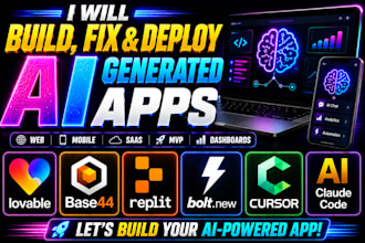 build fix deploy ai generated apps using lovable base44 bolt replit cursor