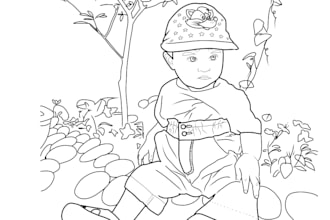 make customized coloring book for your kids or for gifts