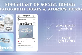 create aesthetic instagram or facebook posts