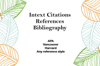 assist intext citations and references of any style