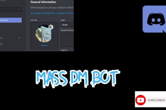 provide discord mass dm bot multi instances
