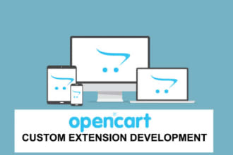 develop a custom opencart extension or module for you